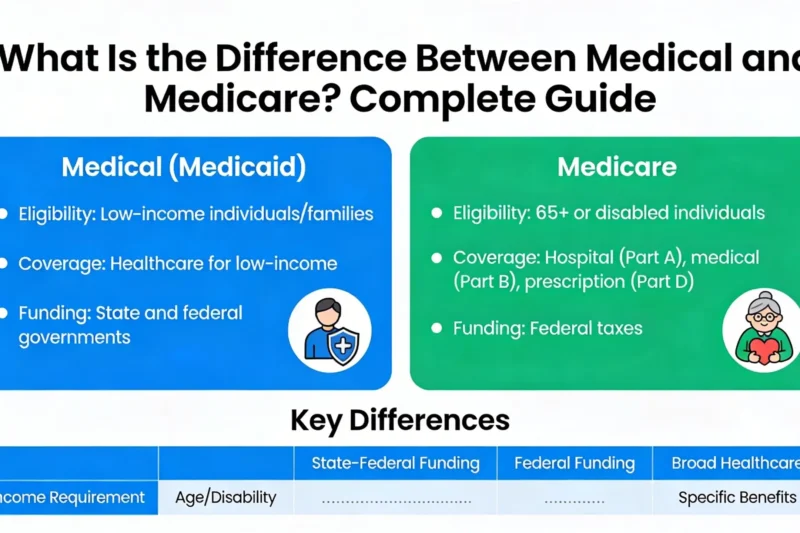 What Is the Difference Between Medical and Medicare? Complete Guide